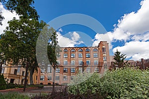 Ancient building in  ÅÃ³dÅº, Poland